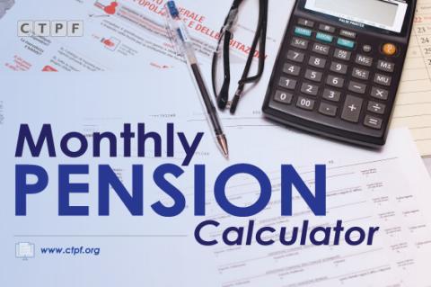 Monthly Pension Calculator Graphic 