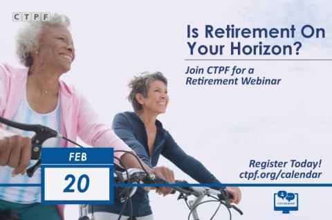 2023 Retirement Webinar Feb. 20 Graphic