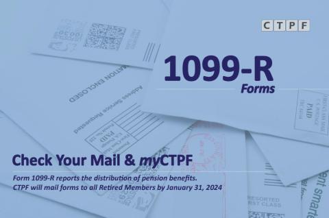 1099 R Forms Graphic with blue overlay