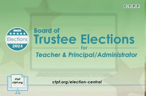 2024 Board of Trustees Election graphic