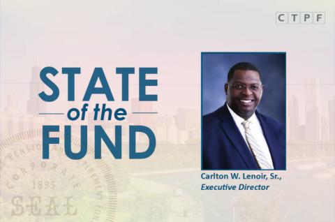 State of the Fund 2024 Graphic with headshot of Carlton W. Lenoir, Sr. 