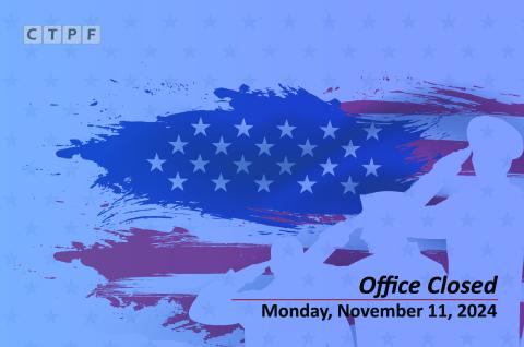 Veterans Day Holiday Office Closed Graphic