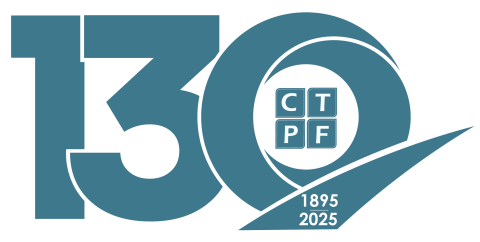 CTPF 130th Anniversary Logo in "Fund Blue"
