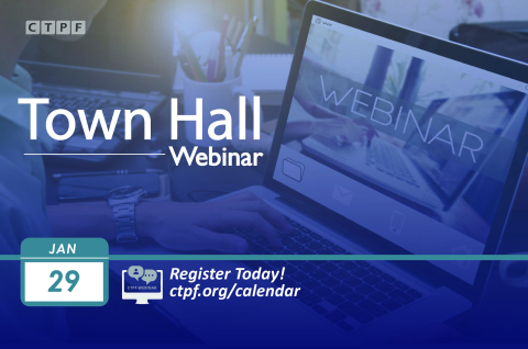 January 29, 2026, Town Hall Webinar Graphic